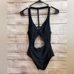 BCA BY REBECCA VIRTUE ONE PIECE SWIMSUIT IN BLACK